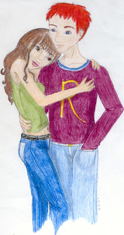 Ron and 'Mione ^_^ How sweet! :D